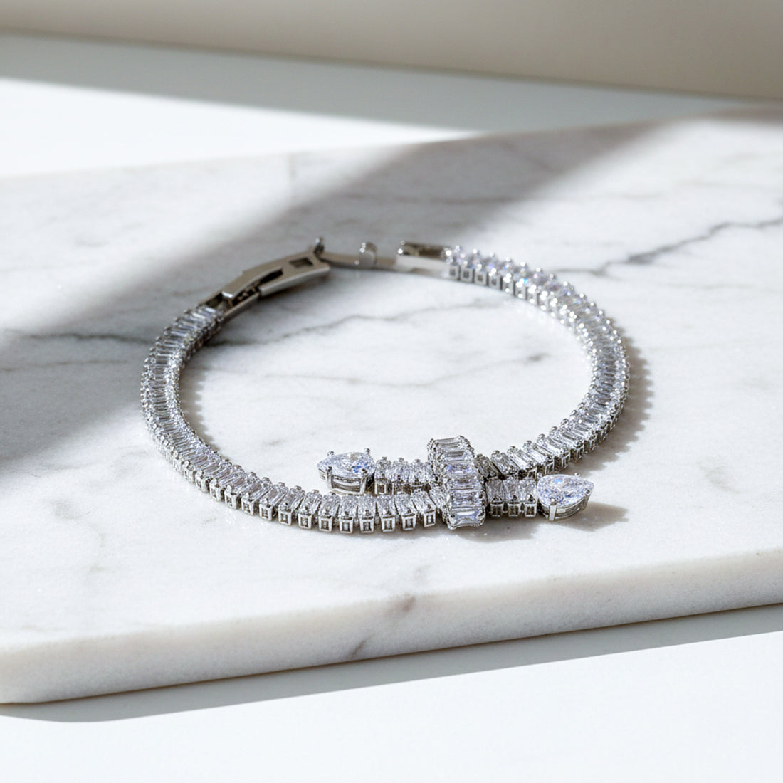 Baguette Diamond Bracelet GWB -129
