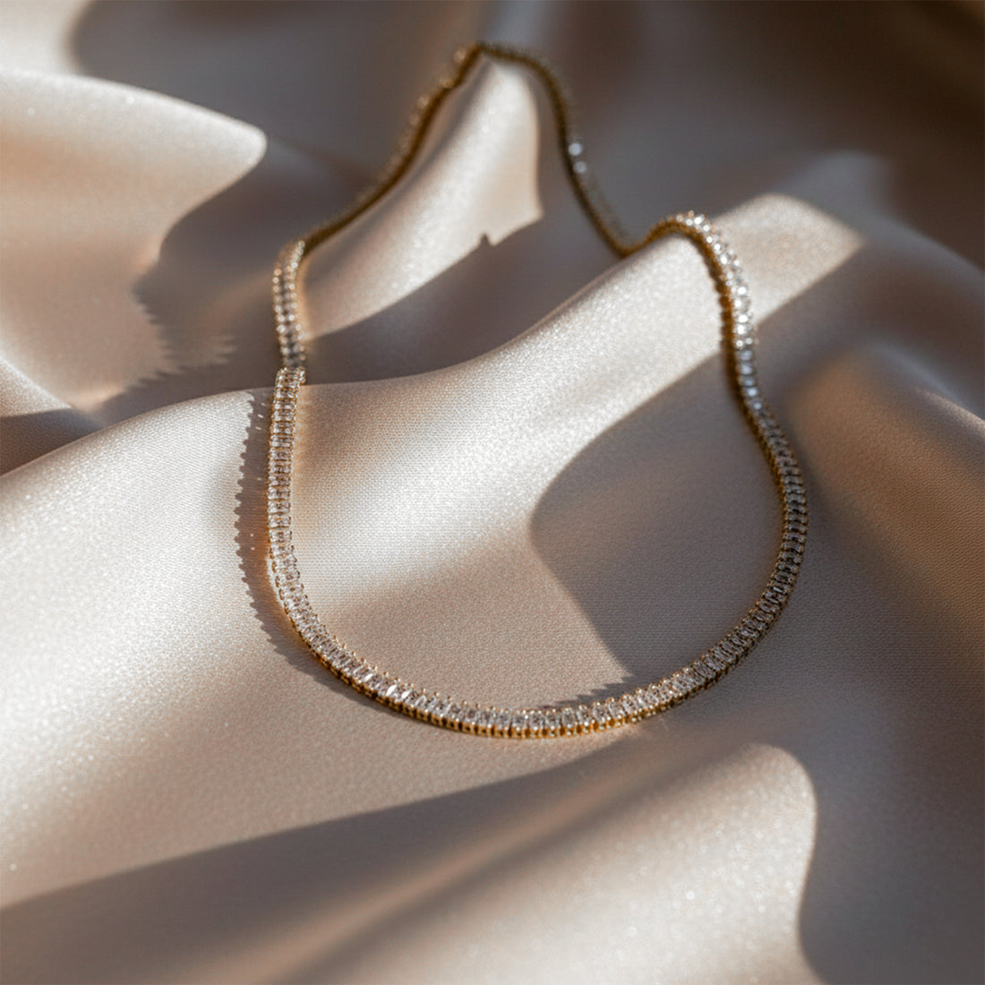 Elegant Full Zircon Choker Necklace GWN -68