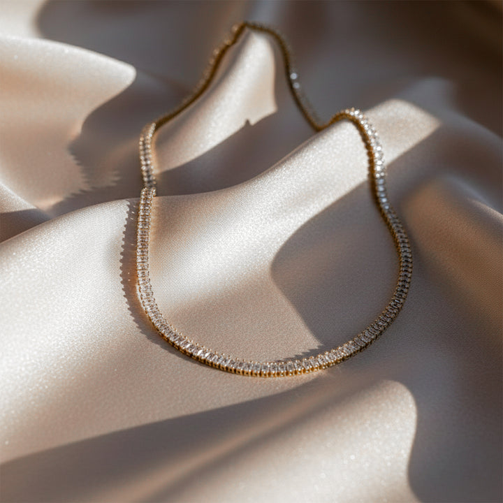 Elegant Full Zircon Choker Necklace GWN -68