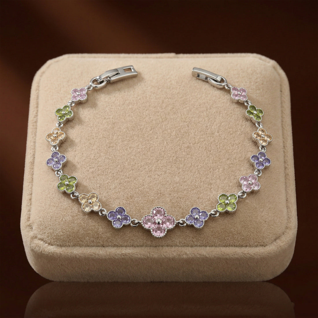 Pastel Bloom Charm Bracelet GWB -131