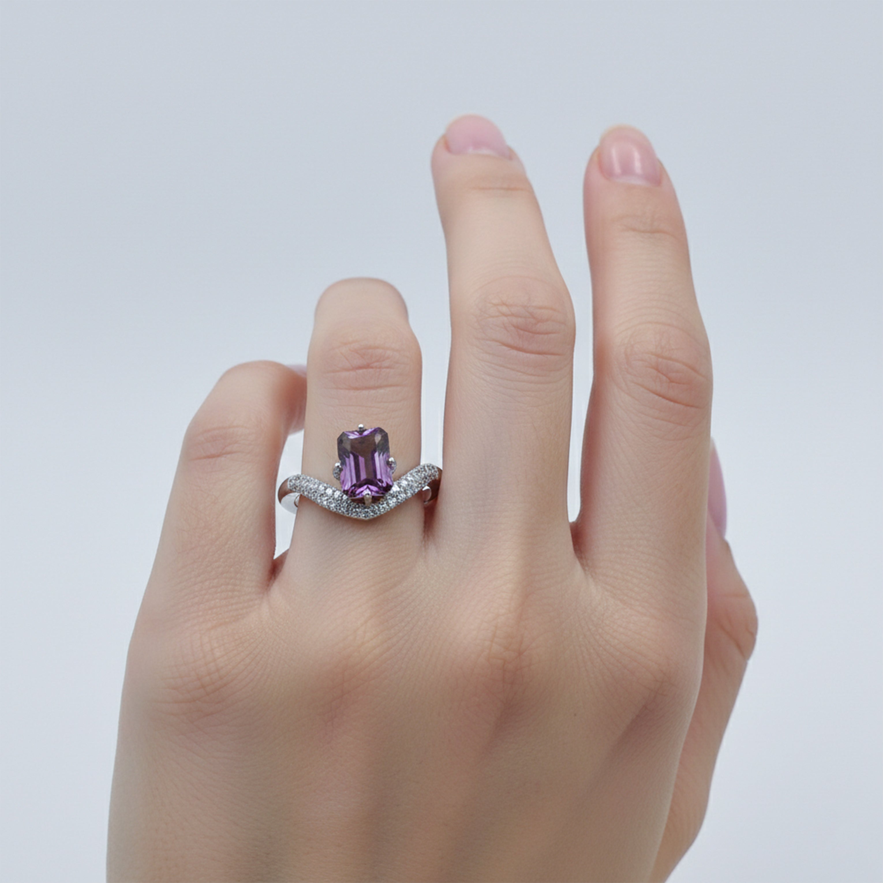 Royal Amethyst Radiance Ring GWR -60