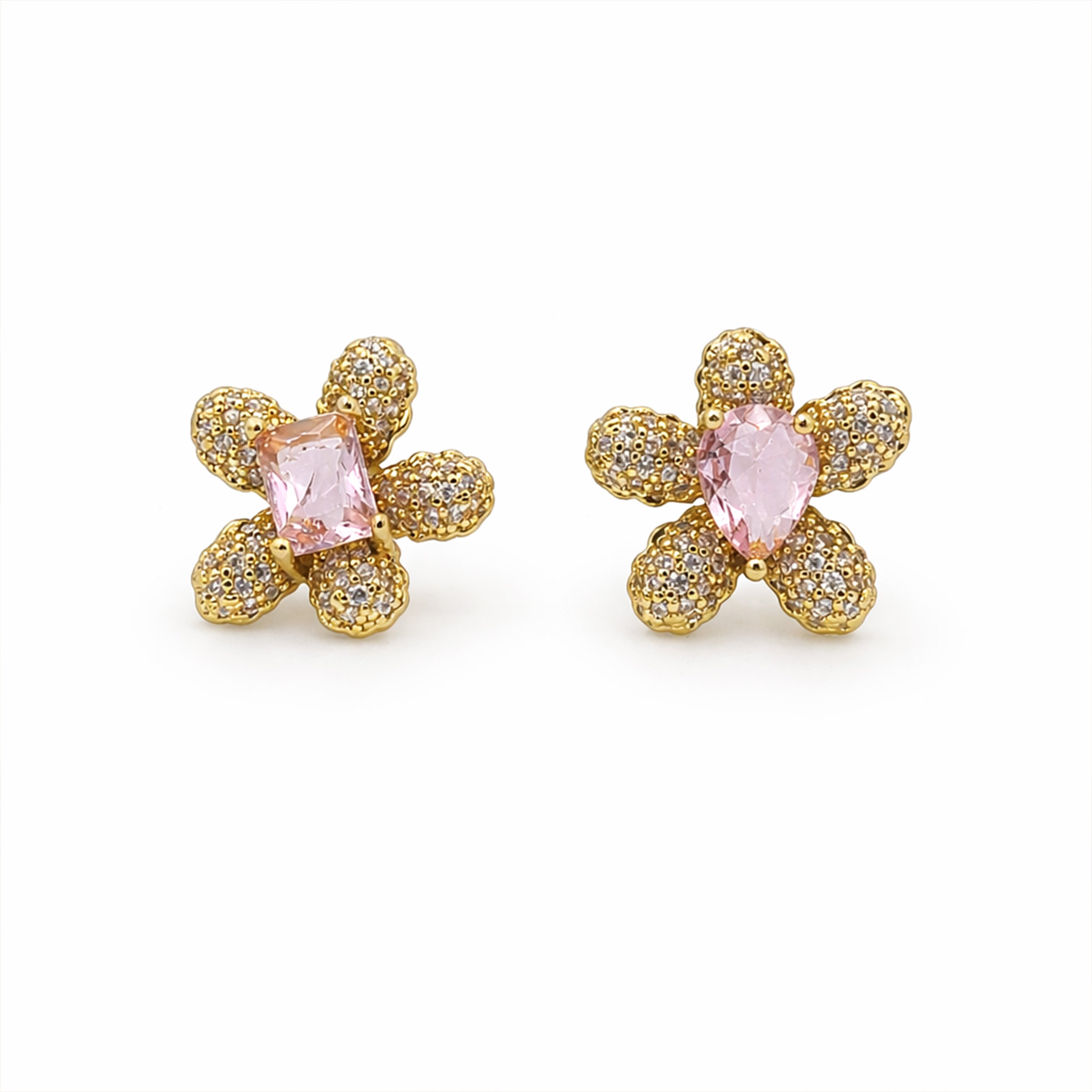 Rosé Petal Luxe Earrings GWE -140