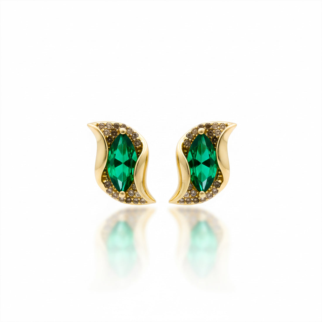 Green Leaf Studs earring GWE -122