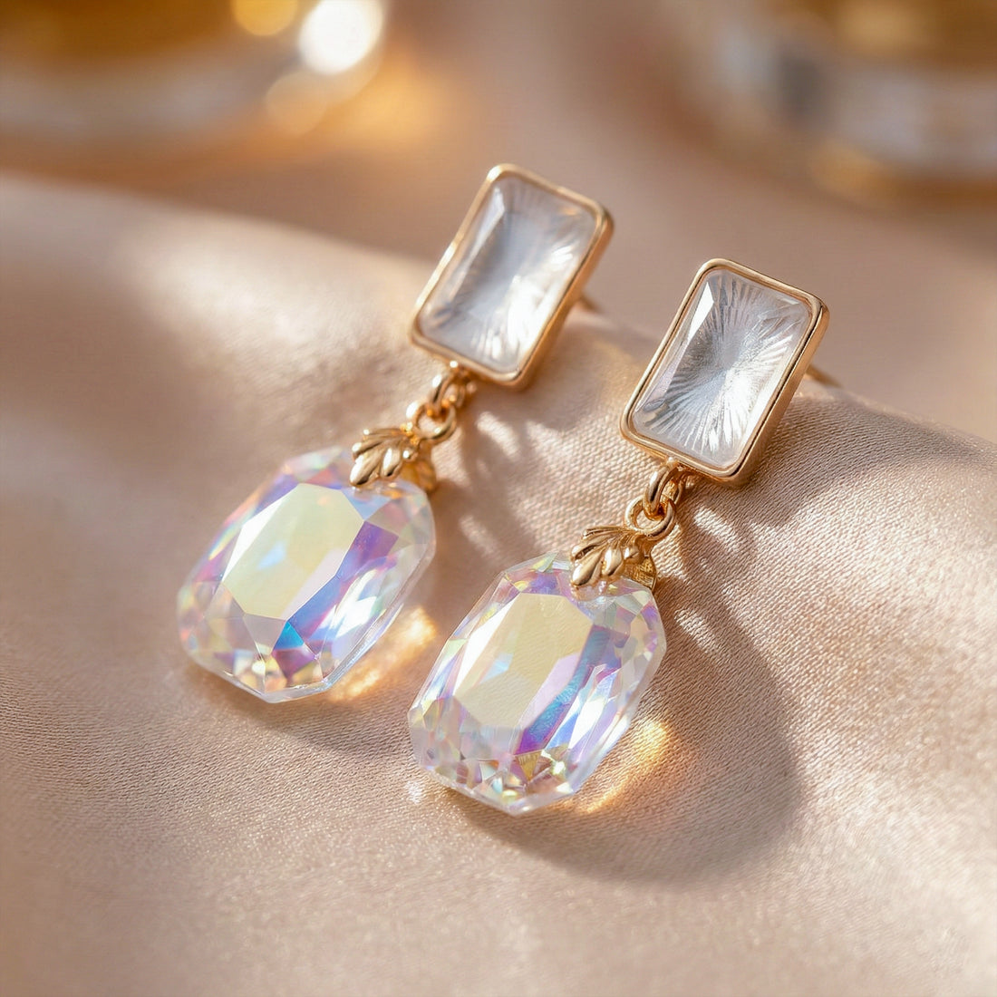Crystal Drop Earrings GWE -174