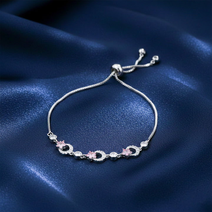 Pink Star Halo Bracelet GWB -157