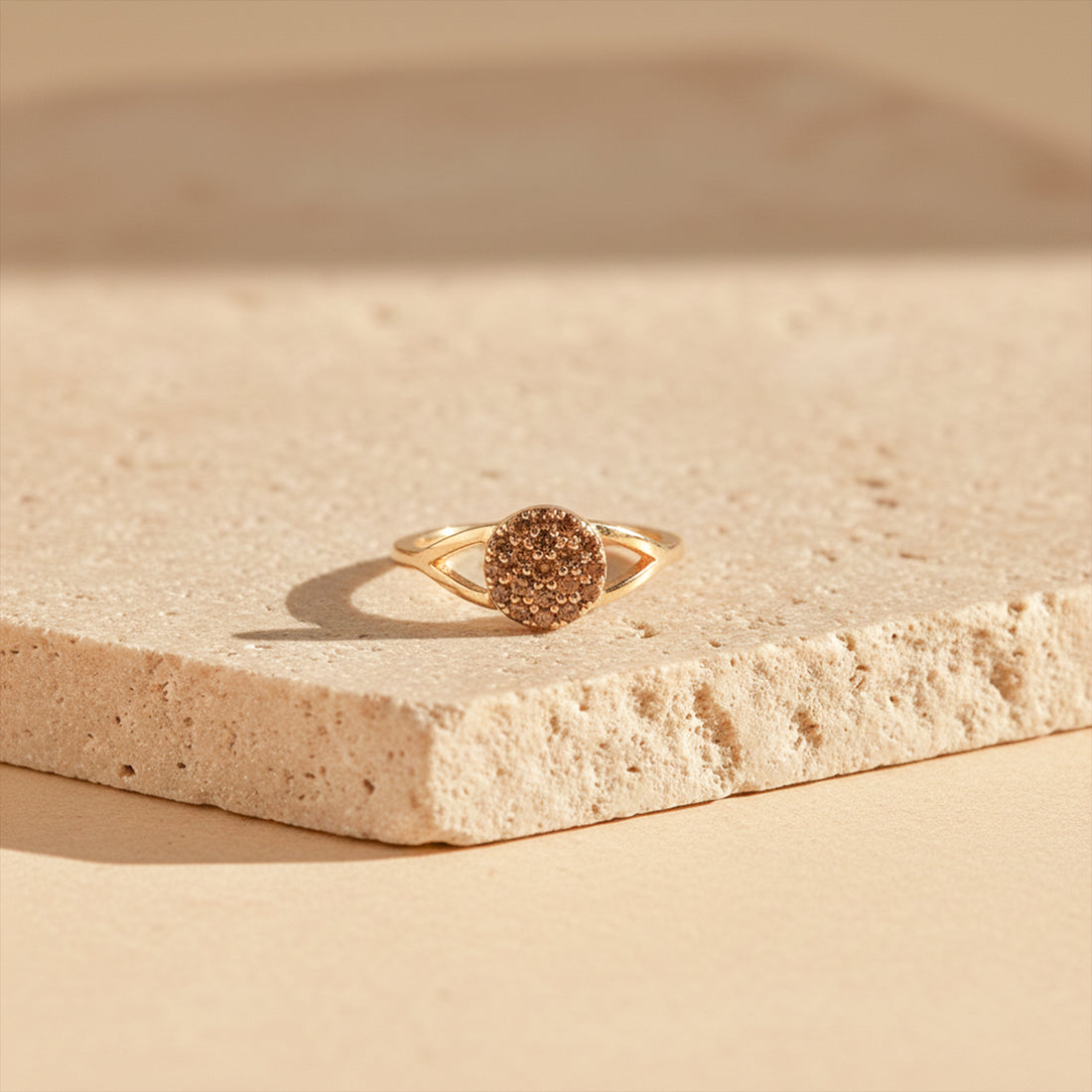 Aurora Floral Diamond Gold Ring GWR -13