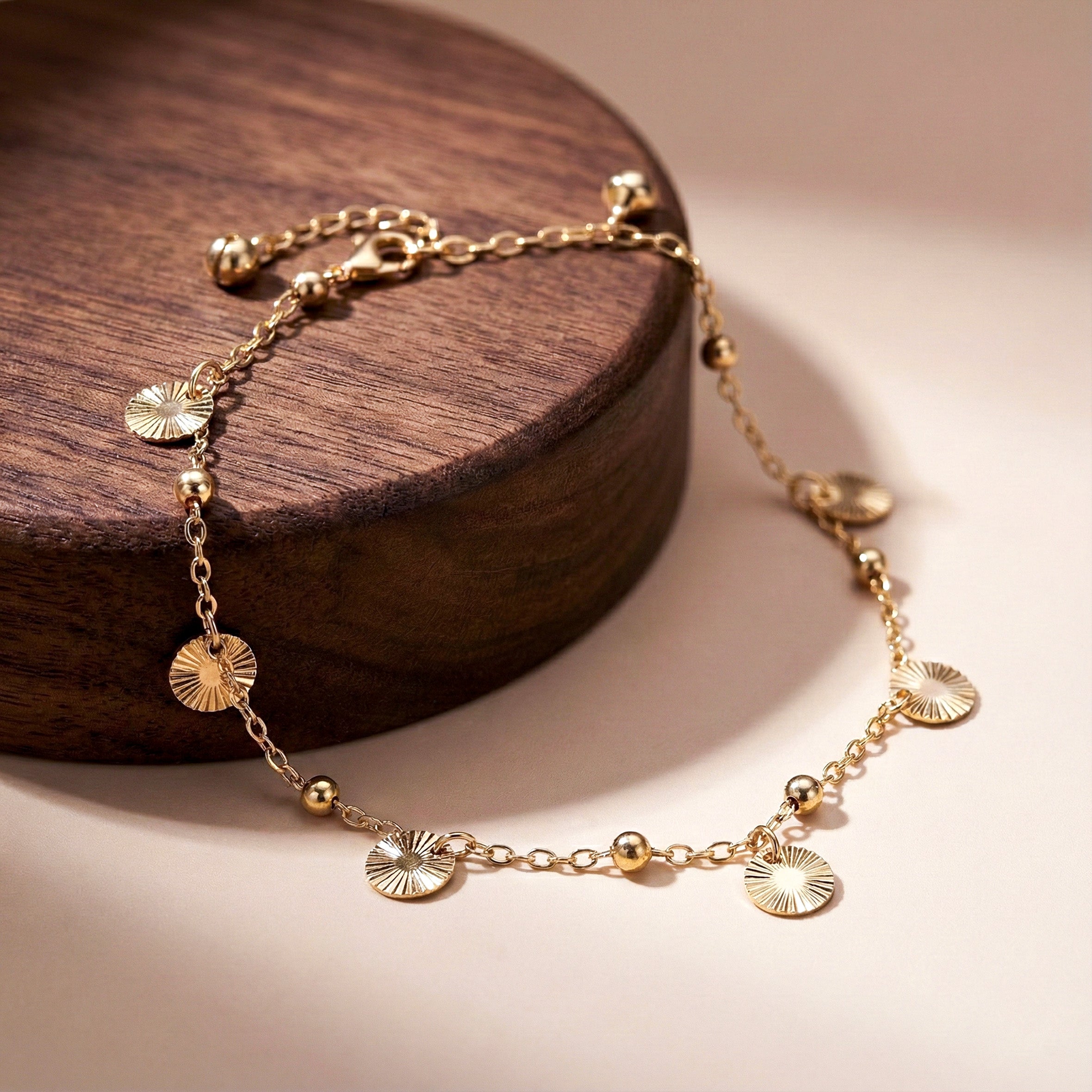 Classic Shine Gold Anklet GWA -50