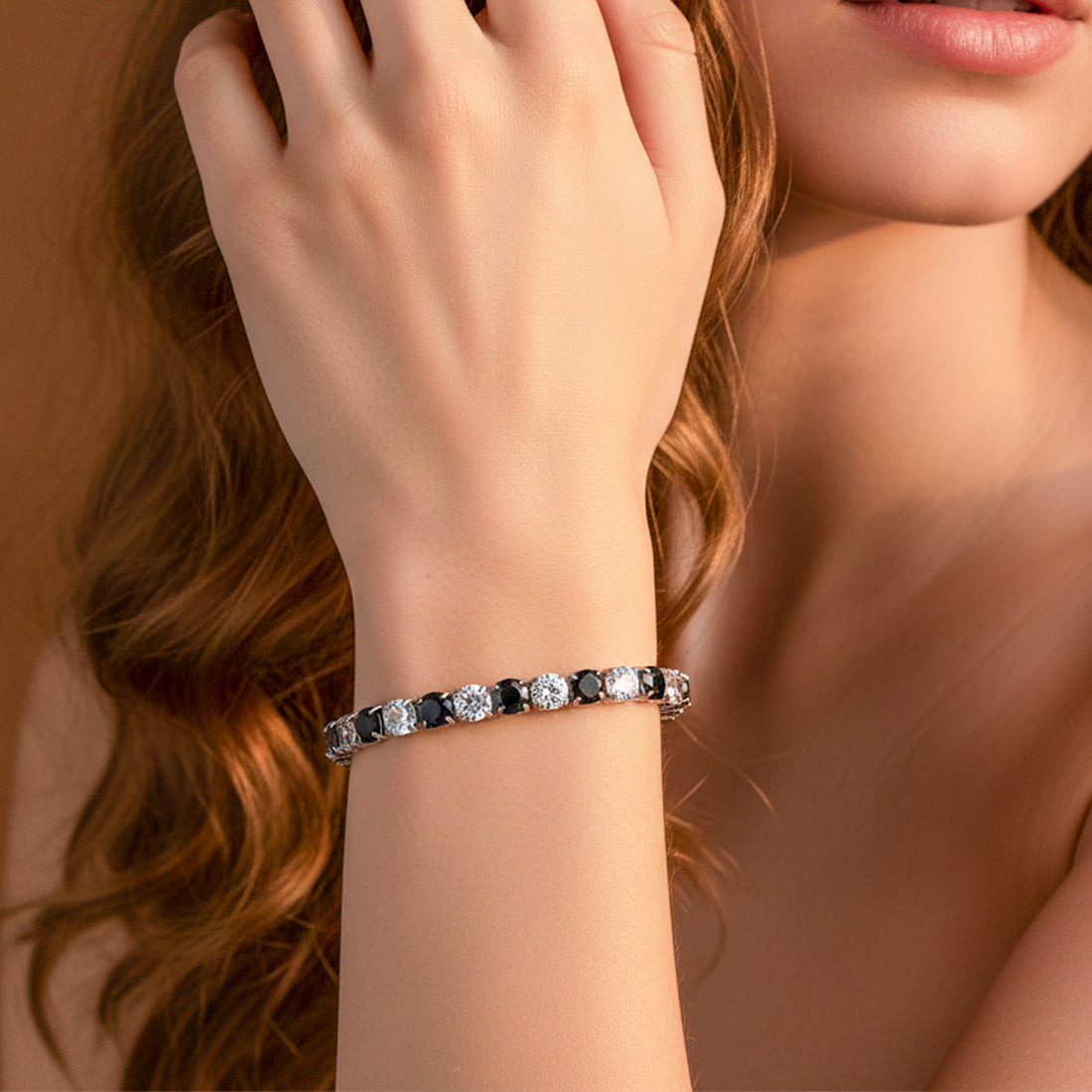 Spark Dual Crystal Tennis Bracelet GWB -57