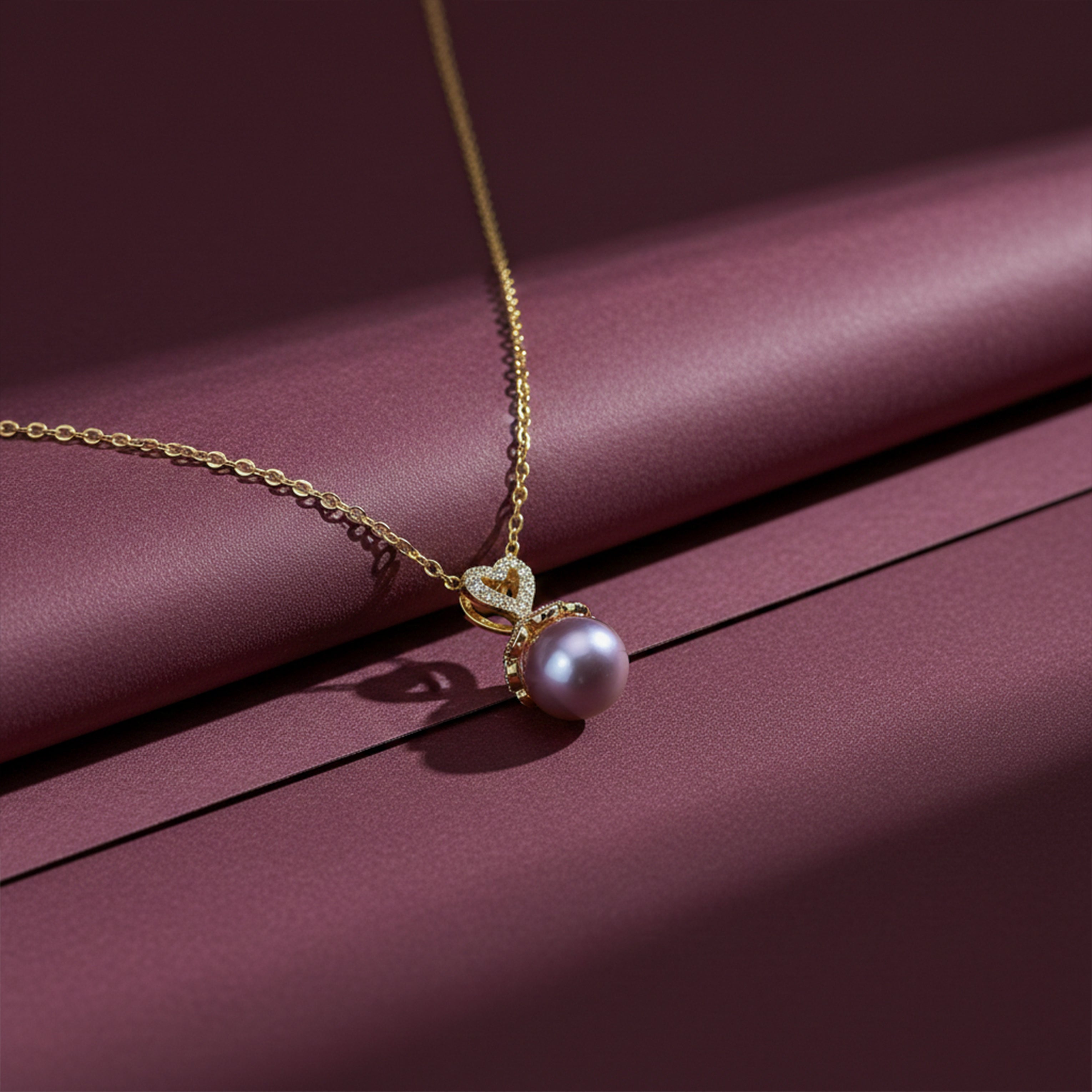 Minimalist Gold Pearl Necklace GWN -38