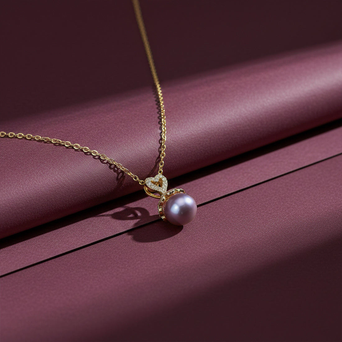 Minimalist Gold Pearl Necklace GWN -38