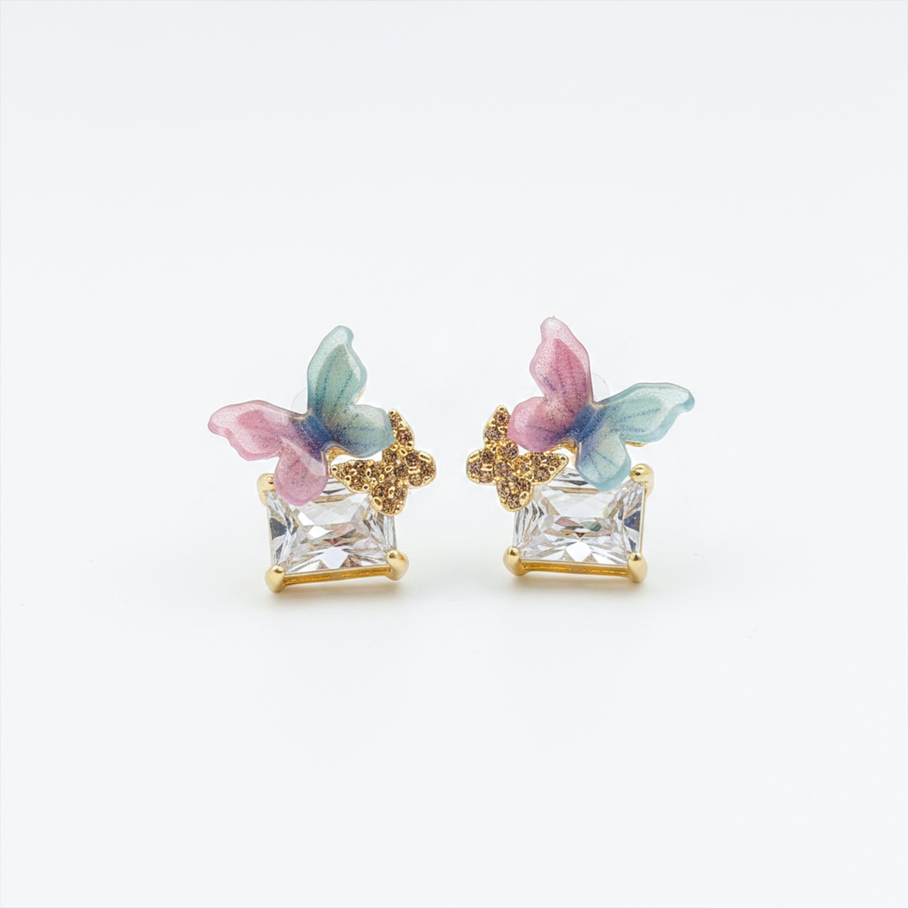 Butterfly Crystal earrings GWE -128