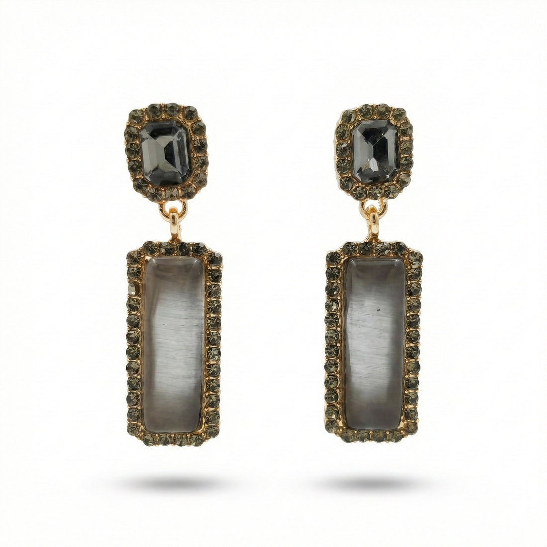 Rectangular Drop Earrings GWE -187