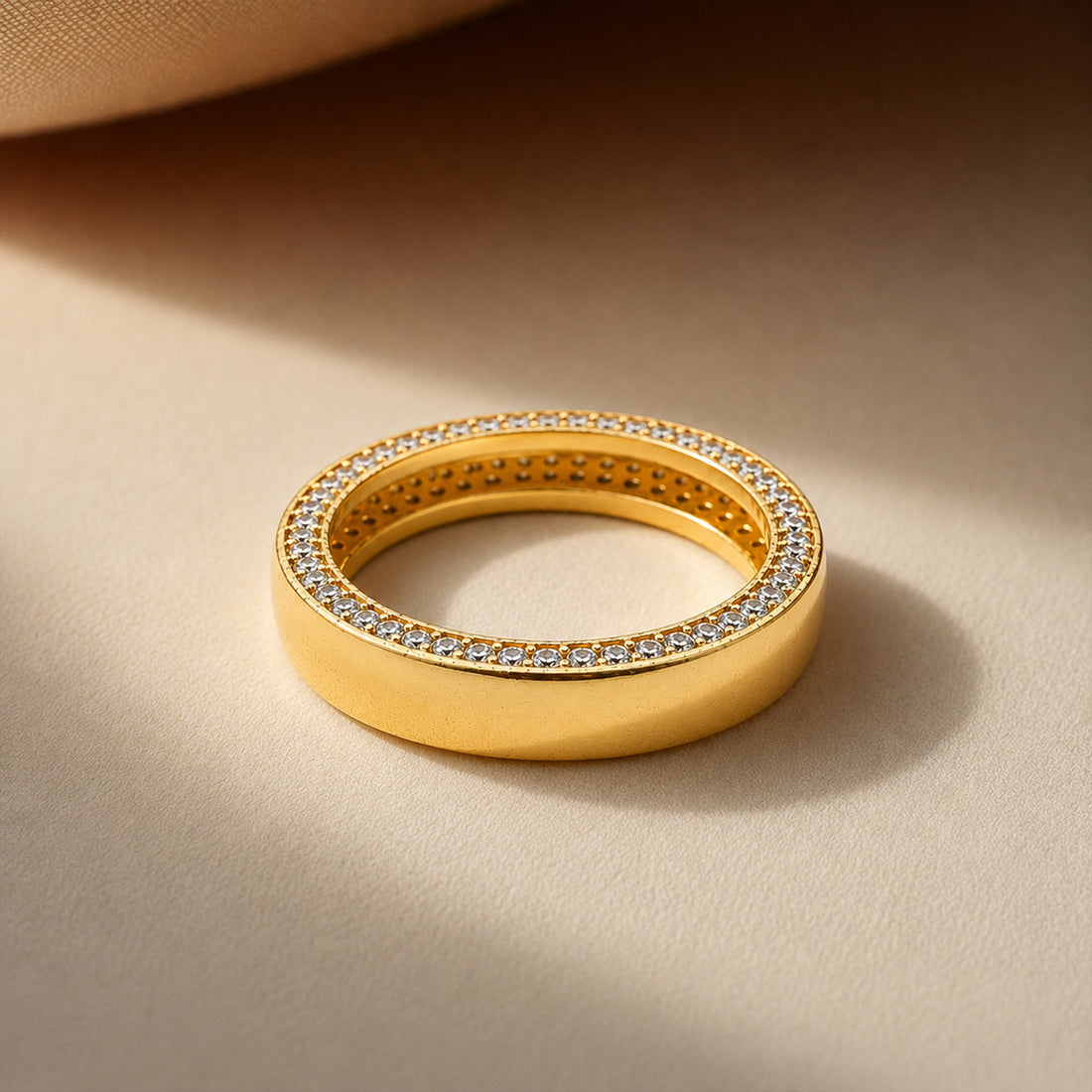 Crystal Border Statement Ring GMR -37