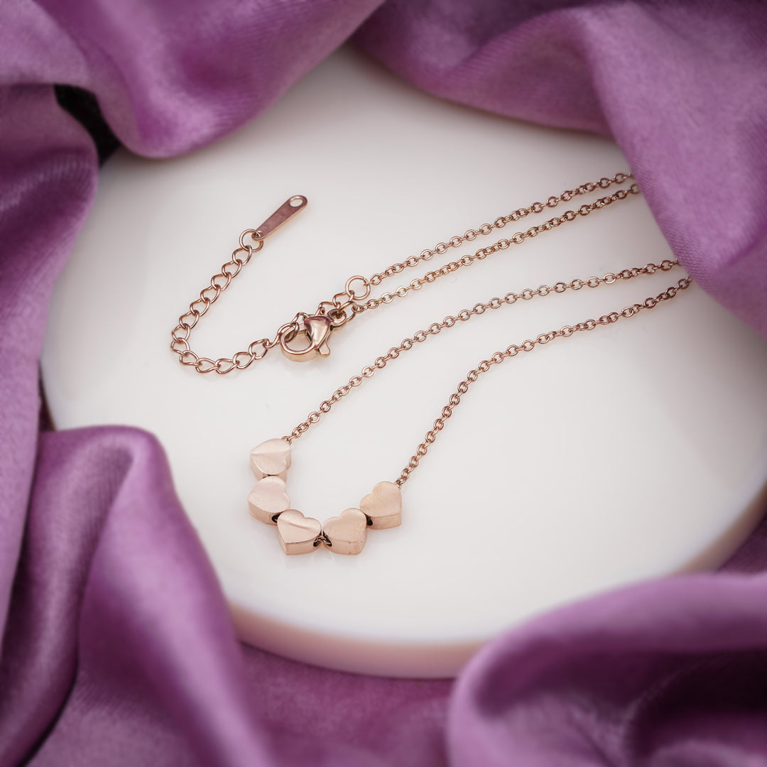 Bharati Rose Gold Necklace