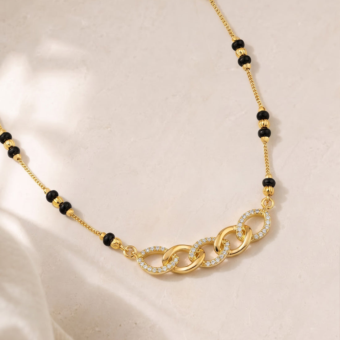 Gold Richa Mangalsutra GM -62