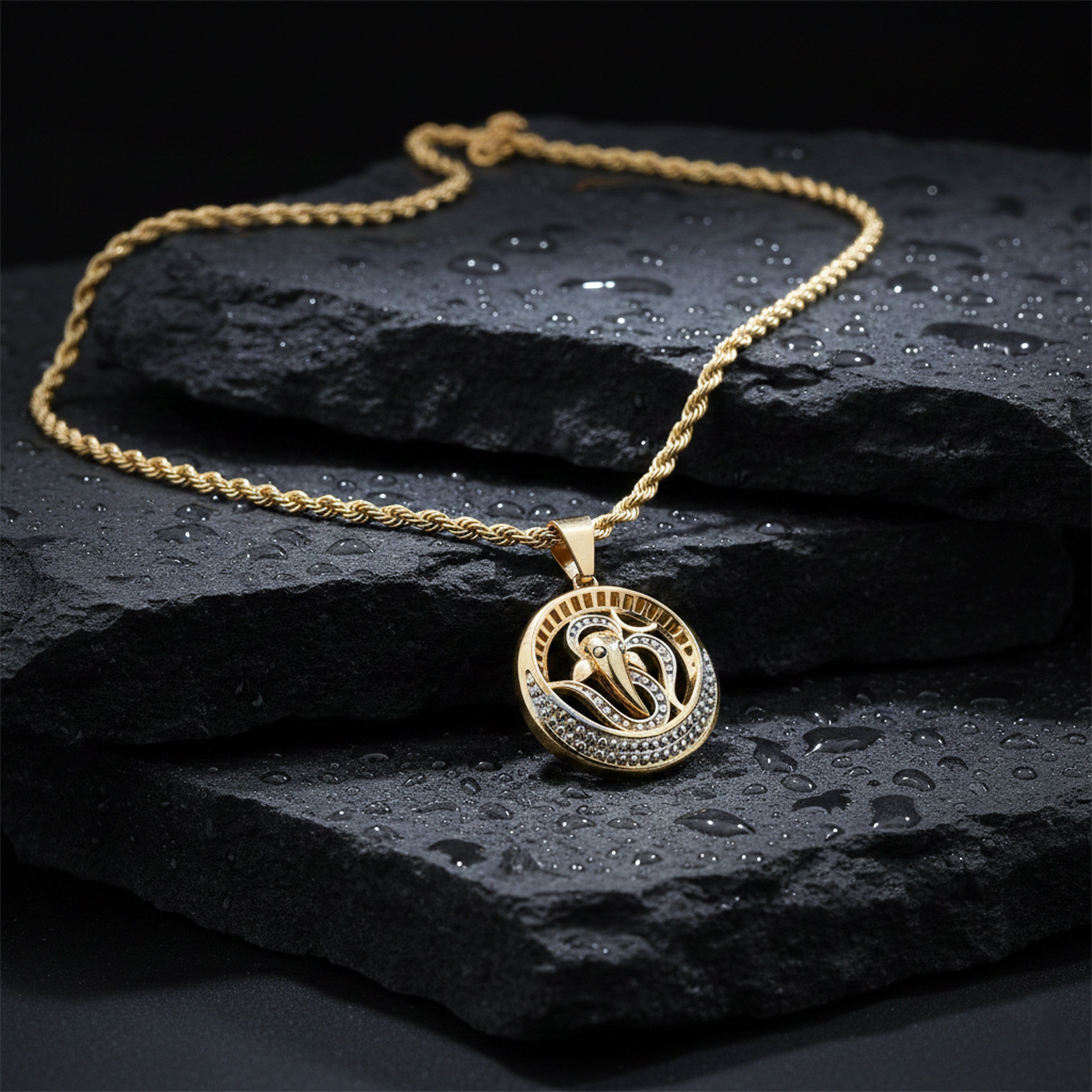 Ganesh Aura Pendant Chain GMP -8