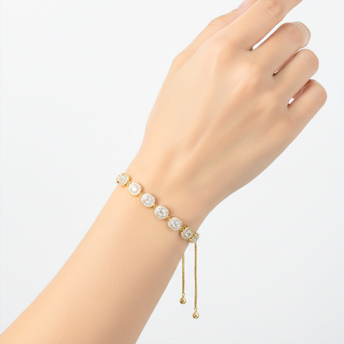 Halo Charm Adjustable Bracelet GWB -159
