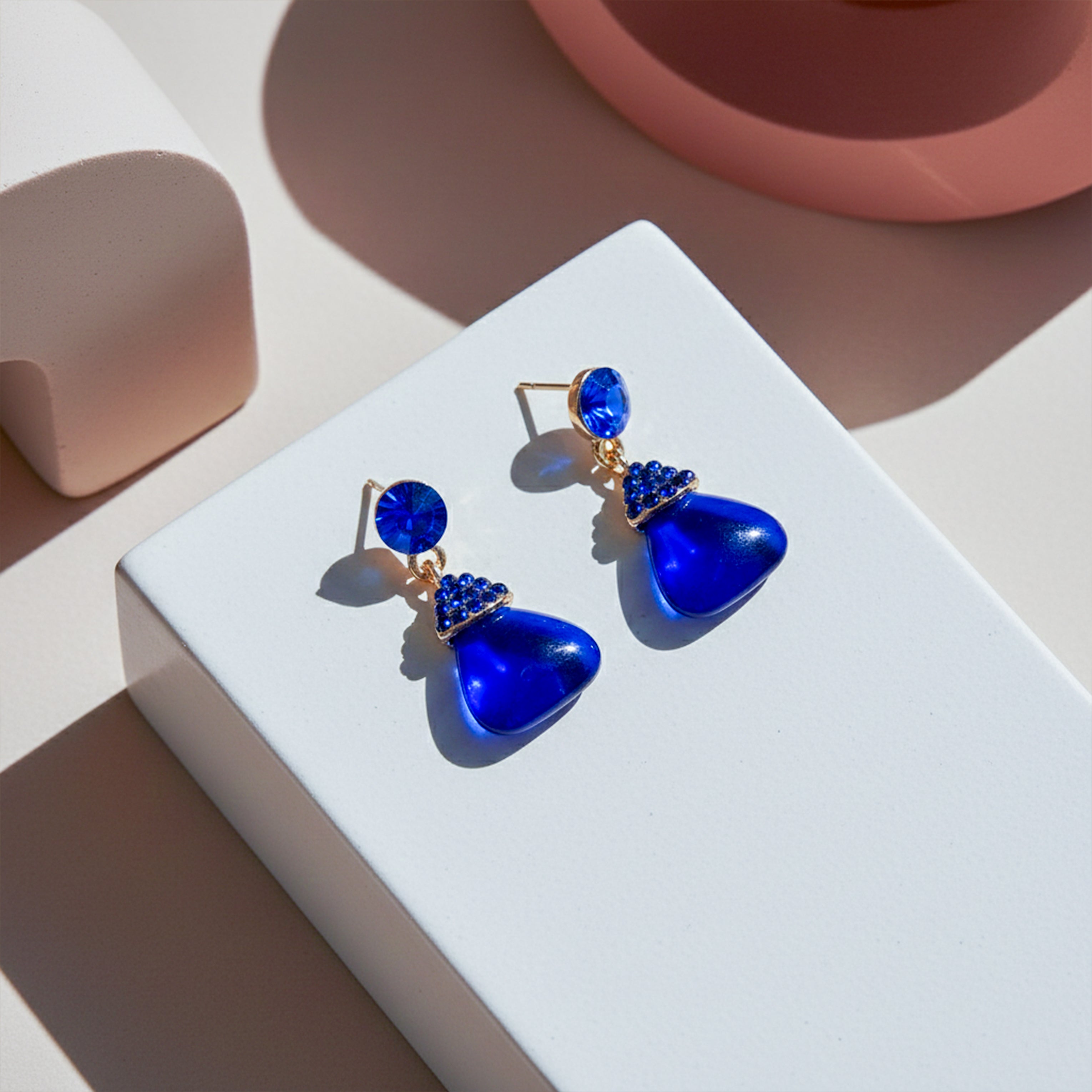 Royal Sapphire Drop Earrings GWE -215