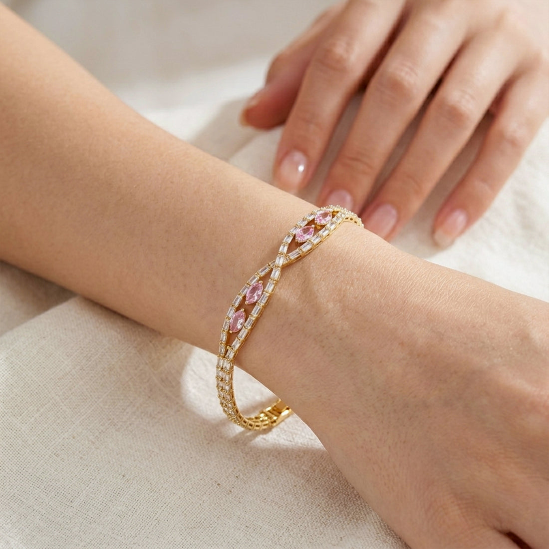 Blush Royale Crystal Bracelet GWB -125