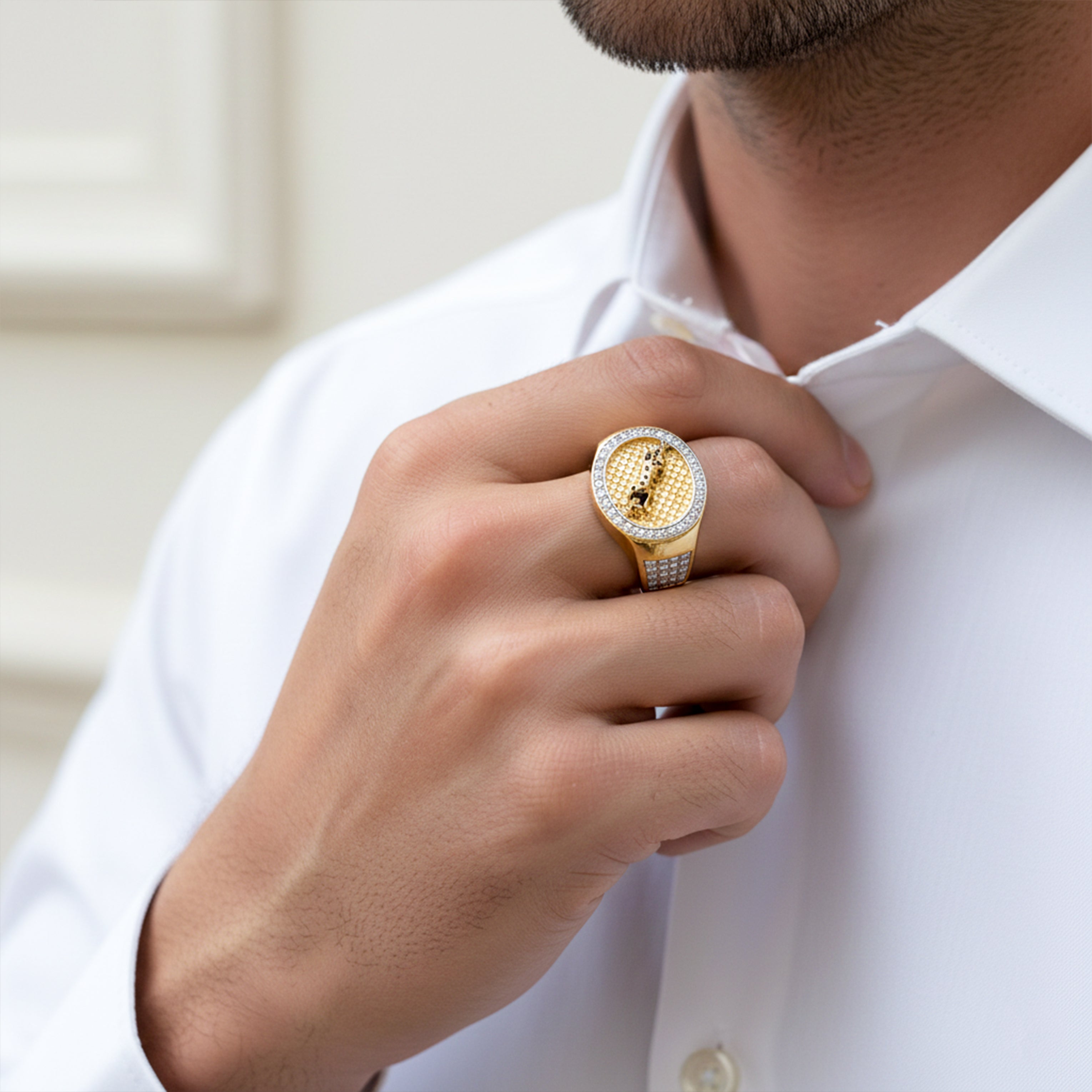 Royal Leopard Ring GMR -20