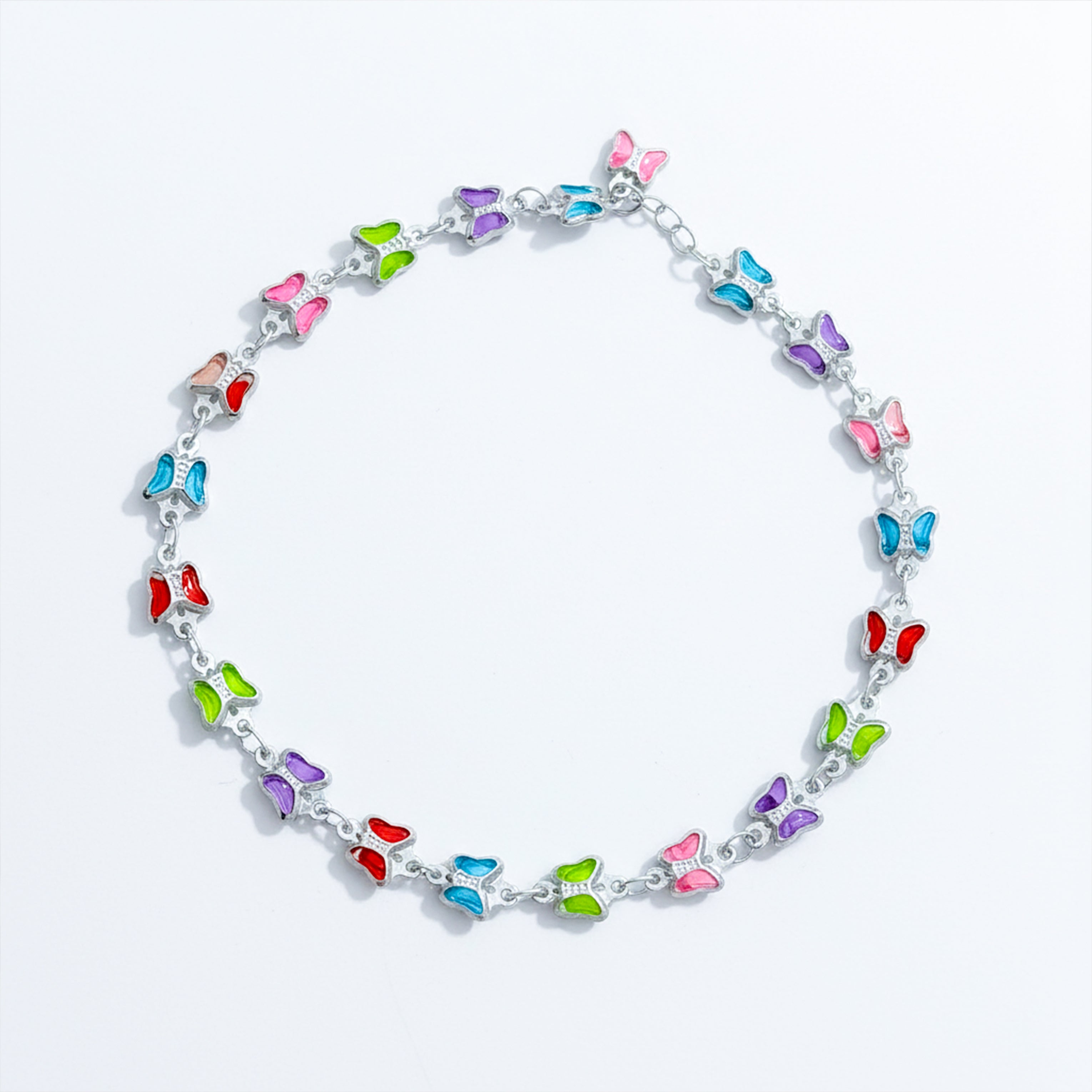Rainbow Butterfly Anklet GWA -34