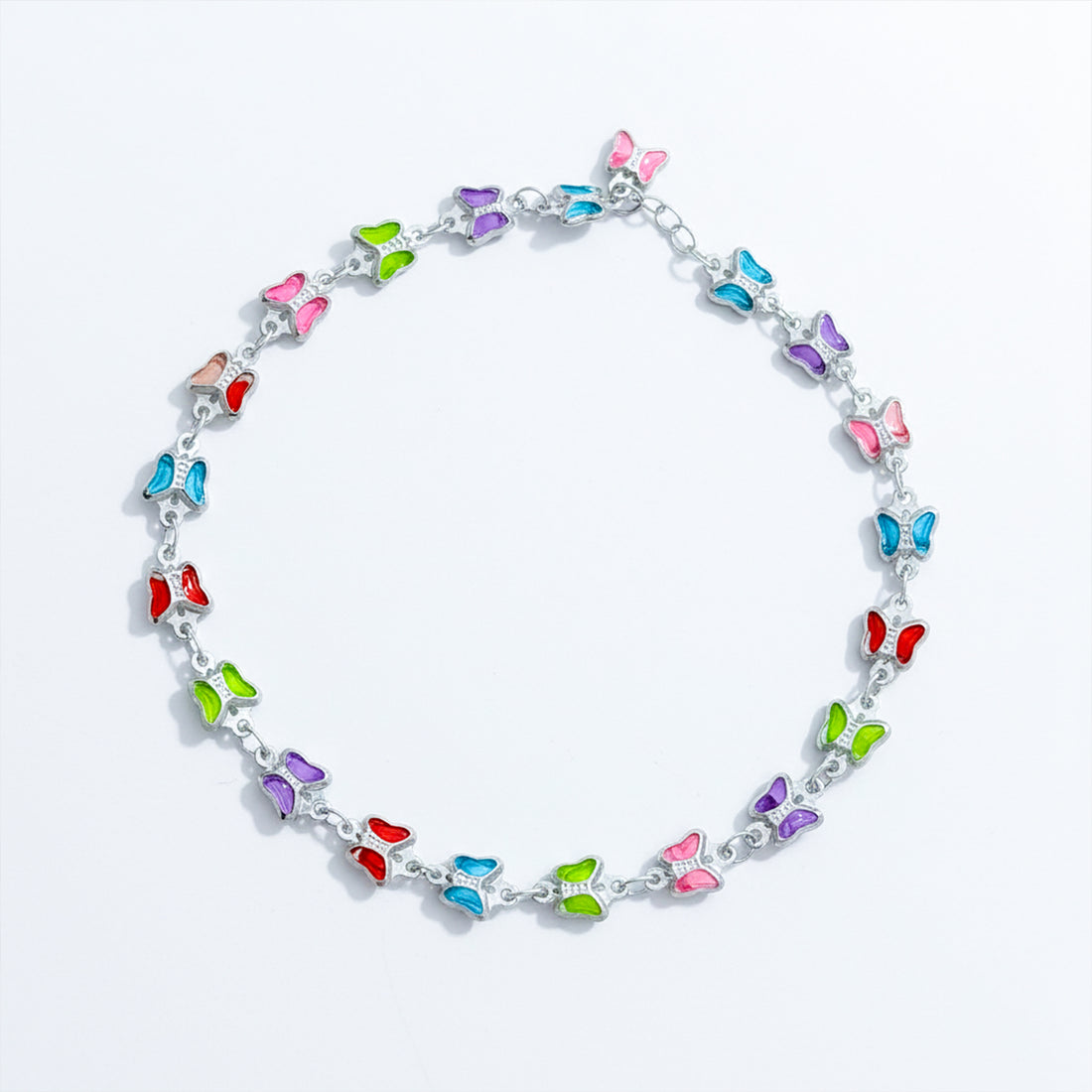 Rainbow Butterfly Anklet GWA -34