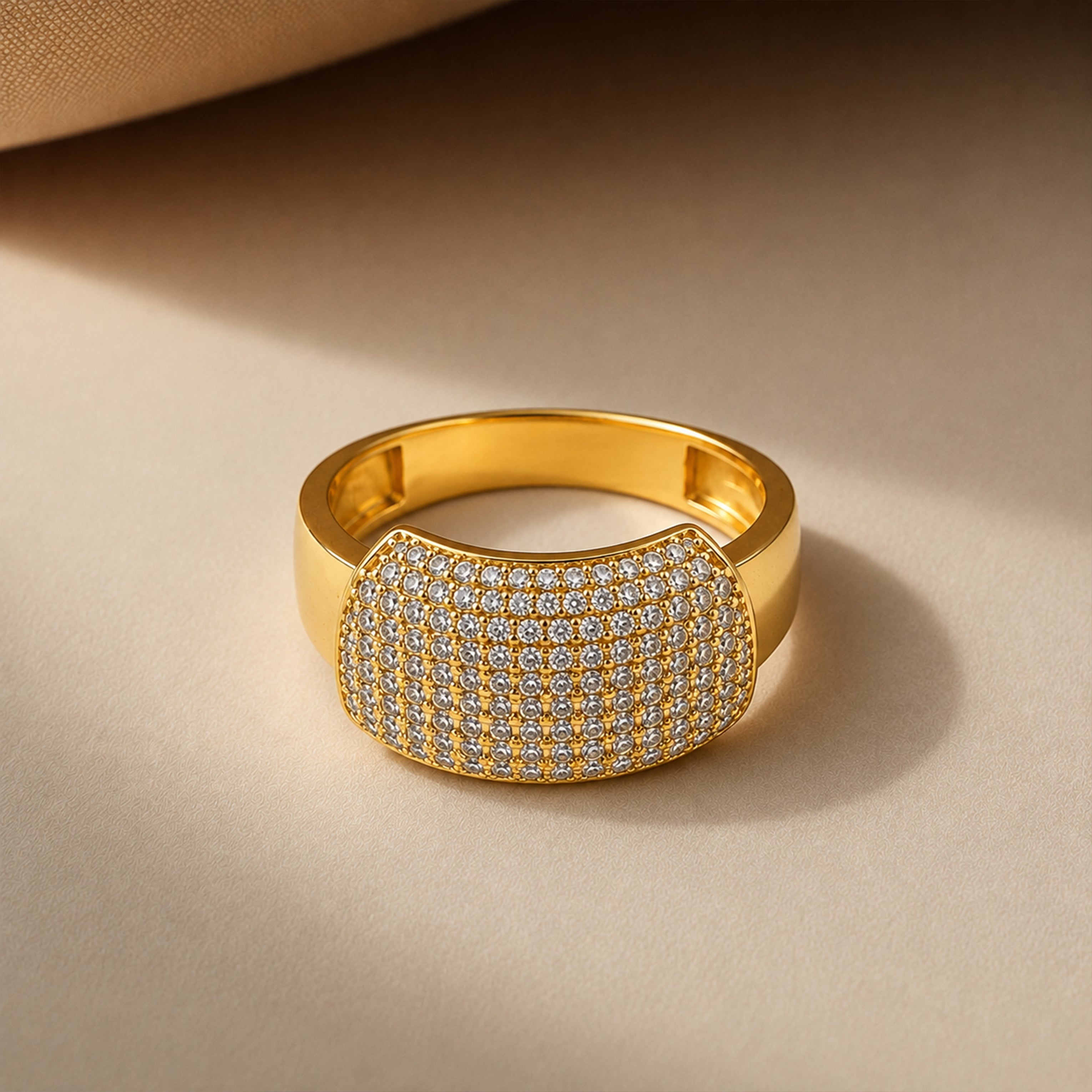 Crystal Dome Pavé Statement Ring GMR -45