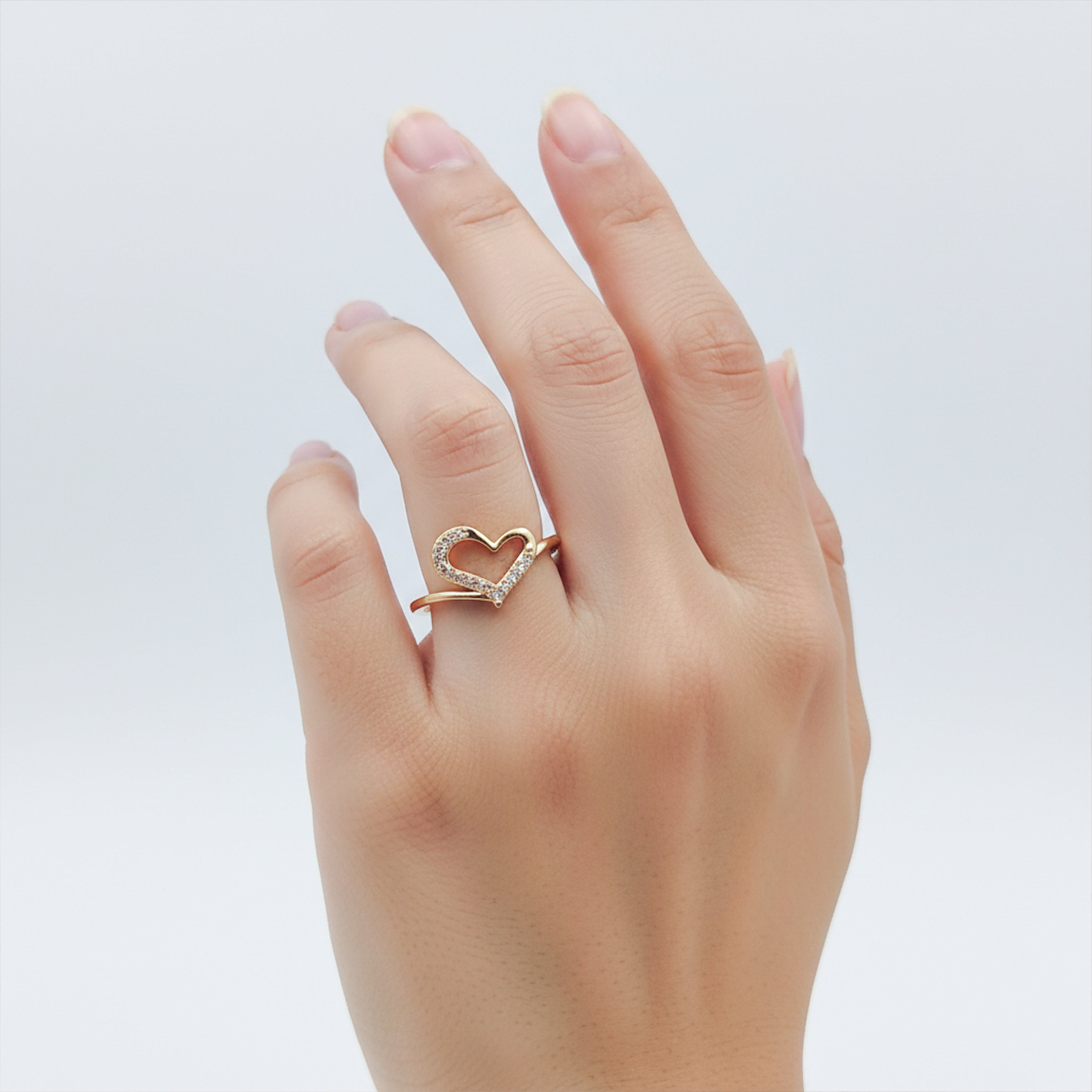 Eternal Heart Diamond Gold Ring GWR -15
