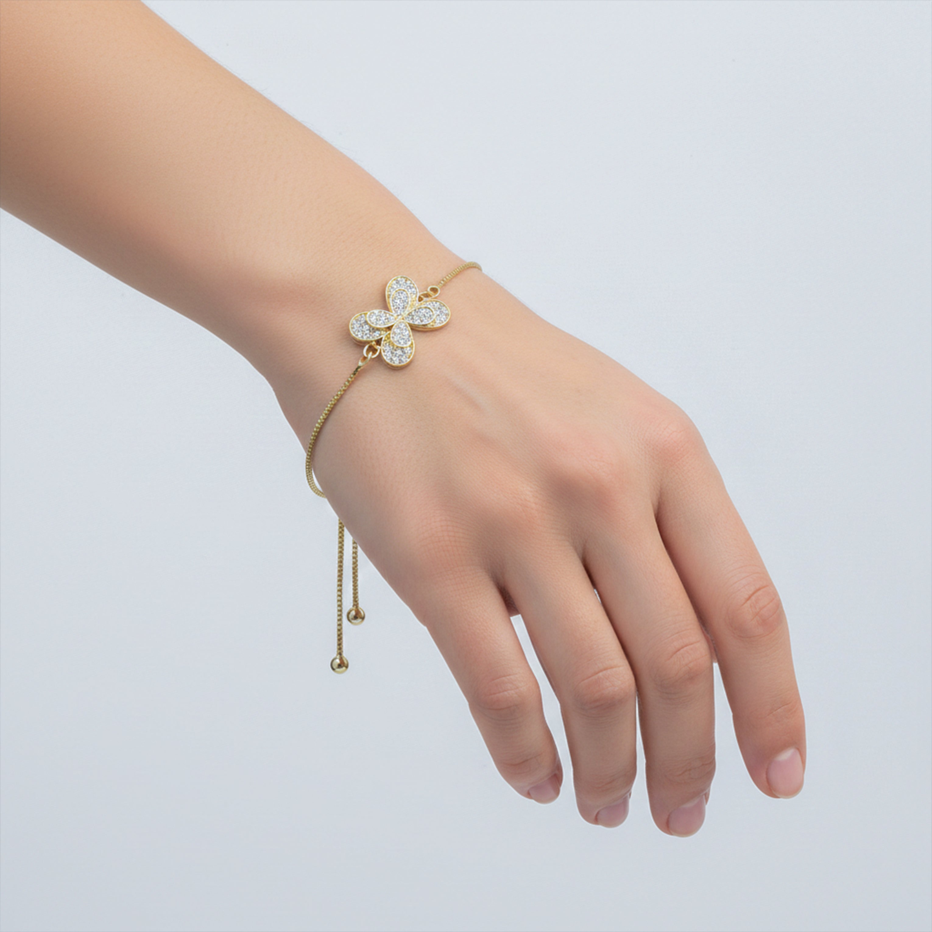 Golden Blossom Charm Bracelet GWB -162