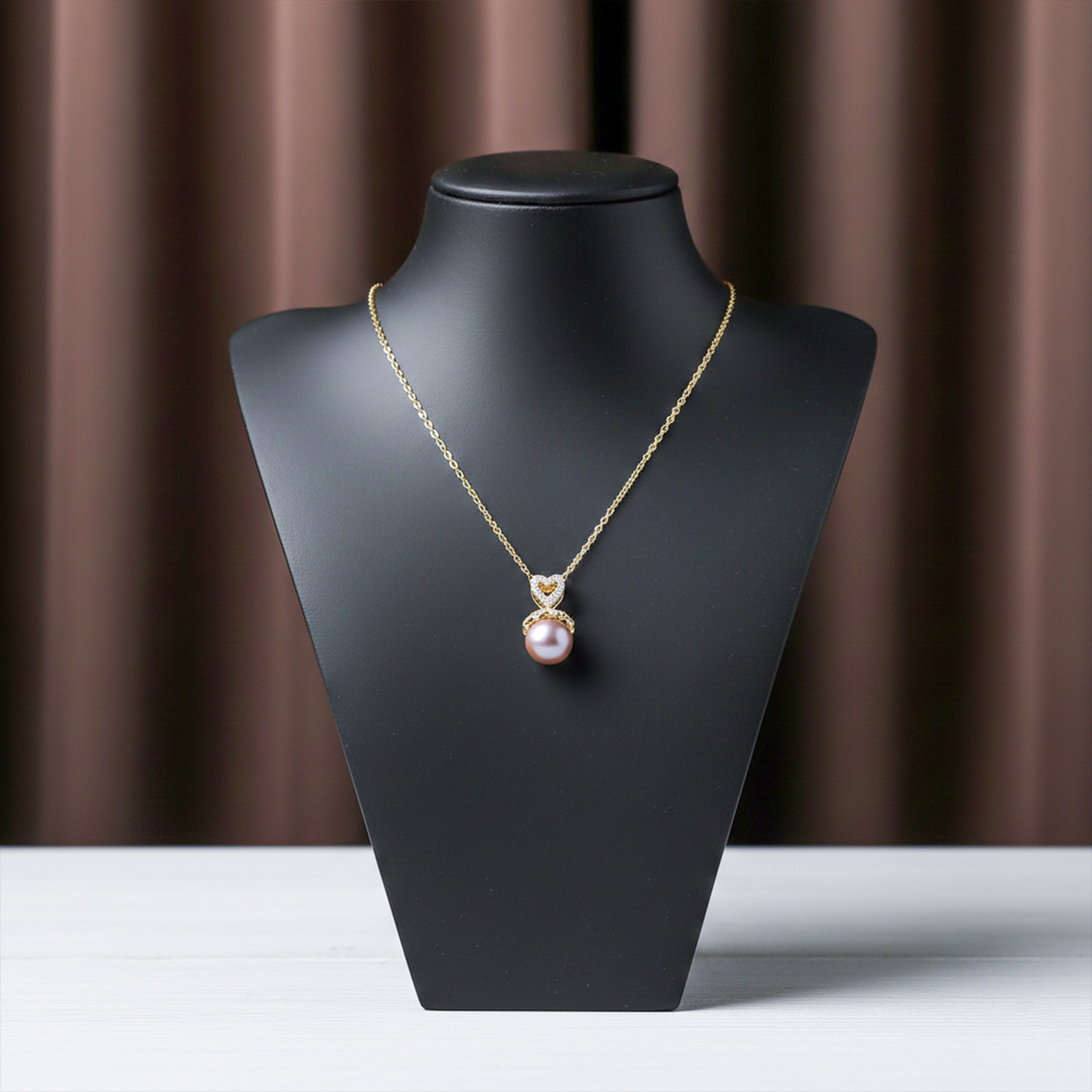 Minimalist Gold Pearl Necklace GWN -38