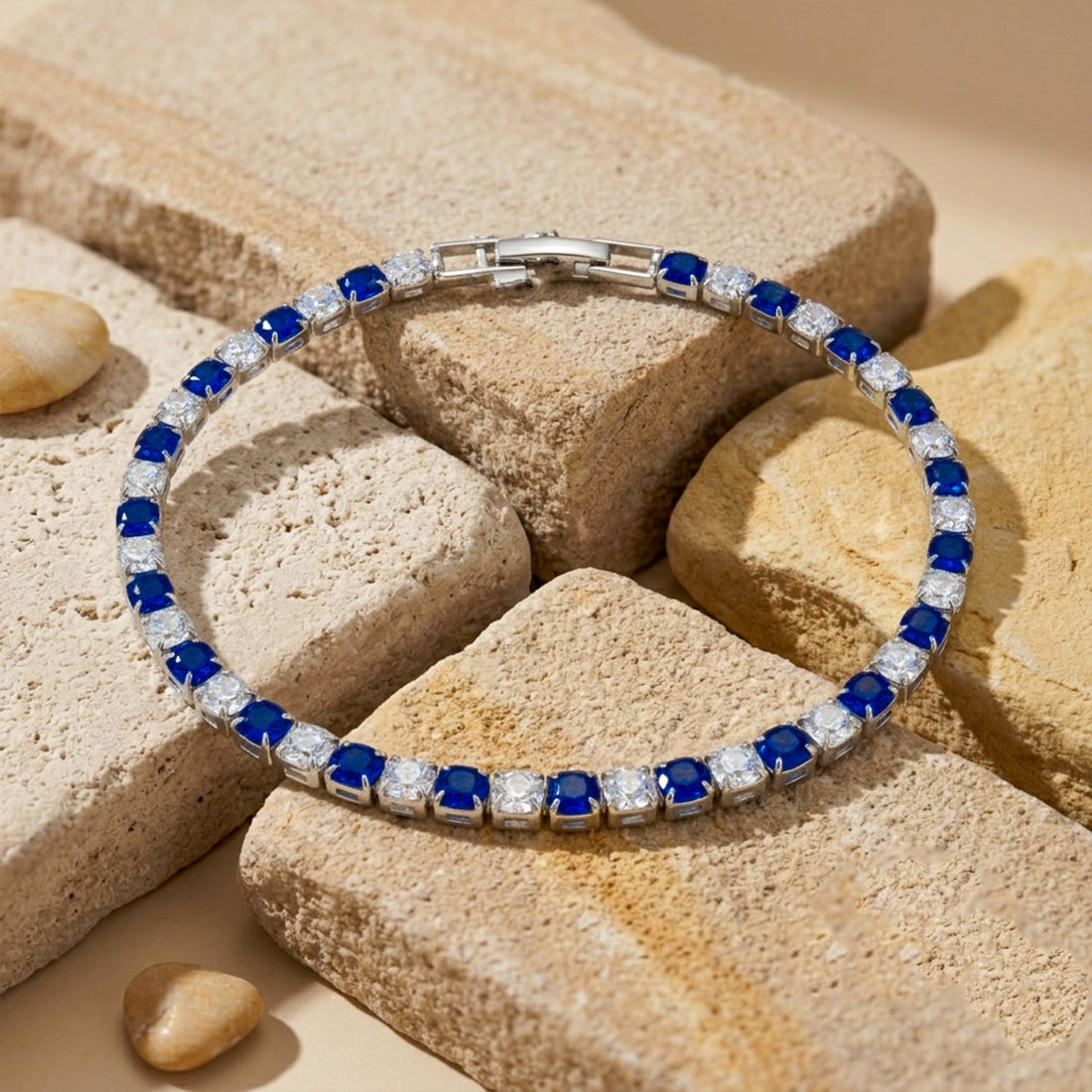 Royal Sapphire Tennis Bracelet GWB -71
