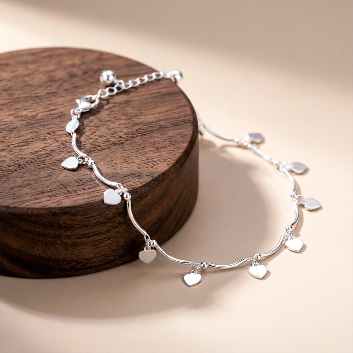 Elegant Heart Chain Anklet GWA -30