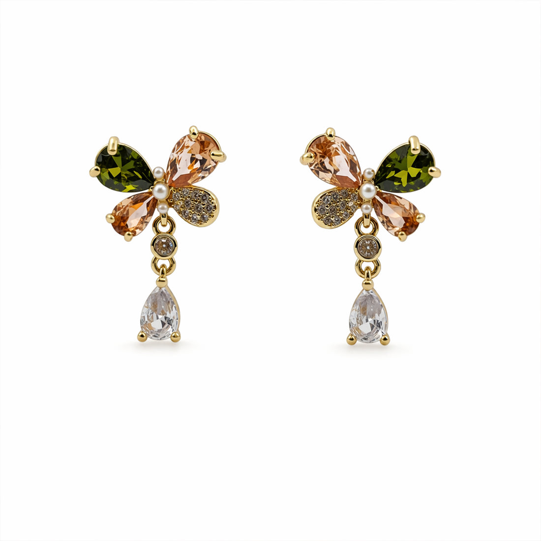 Aurora Butterfly Drop Earrings GWE -136