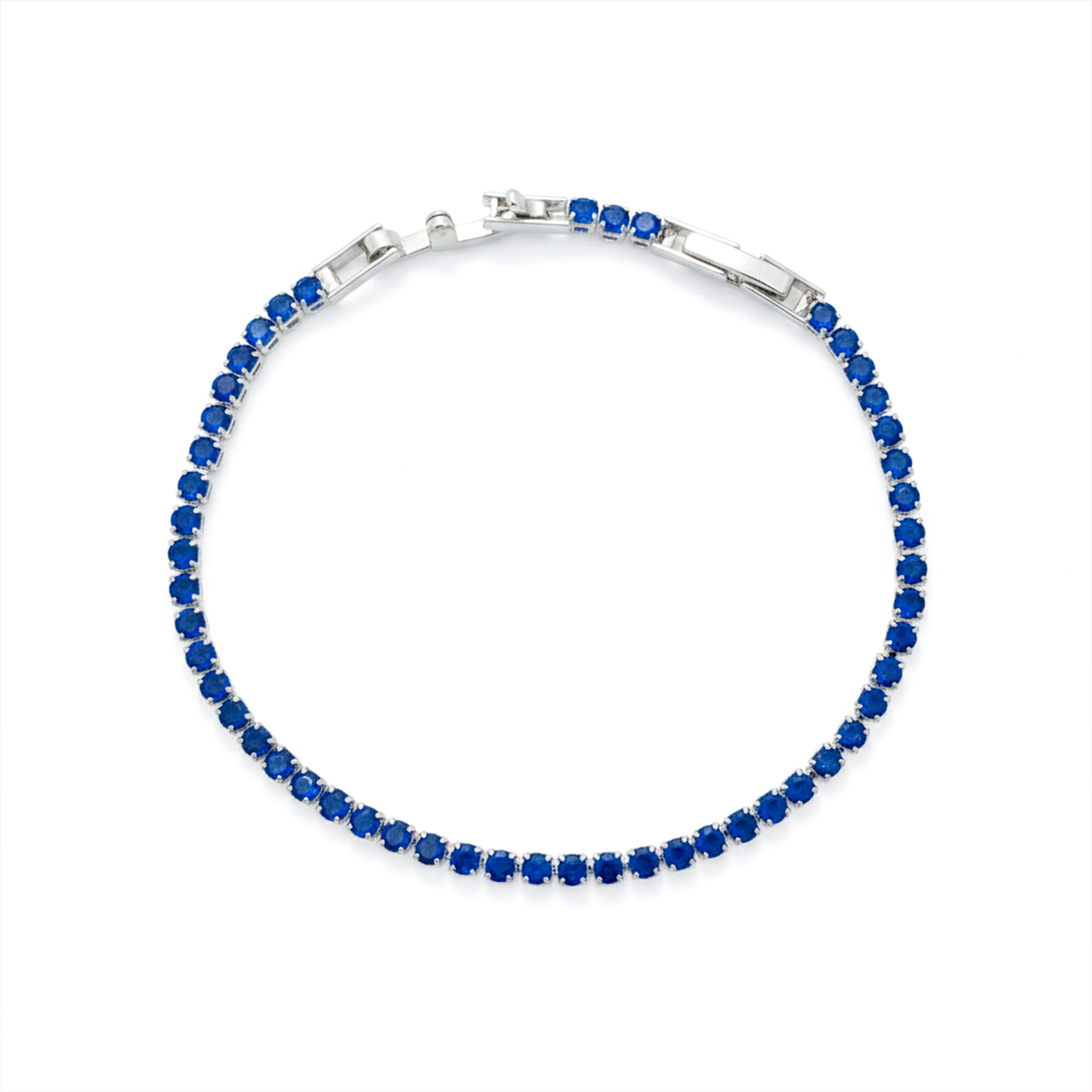 Royal Sapphire Tennis Bracelet GWB -72