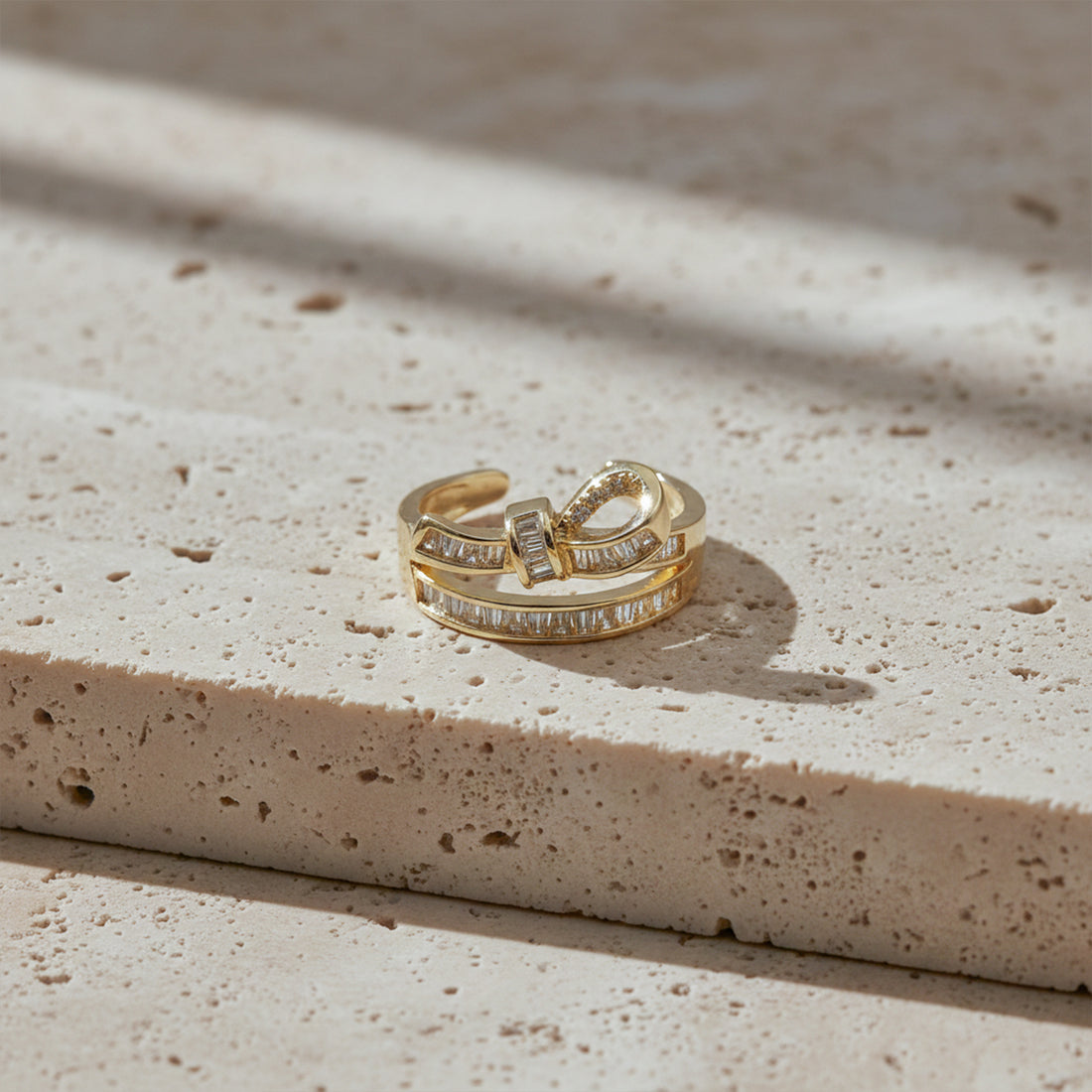 Infinity Luxe Baguette Ring GWR -50