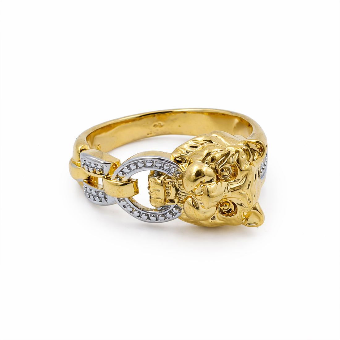 Regal Tiger Link Gold Statement Ring GMR -25