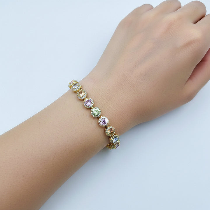 Celestial Pastel Halo Luxe Bracelet GWB -149