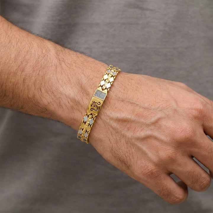 Divine Om Gold Bracelet GMB -11