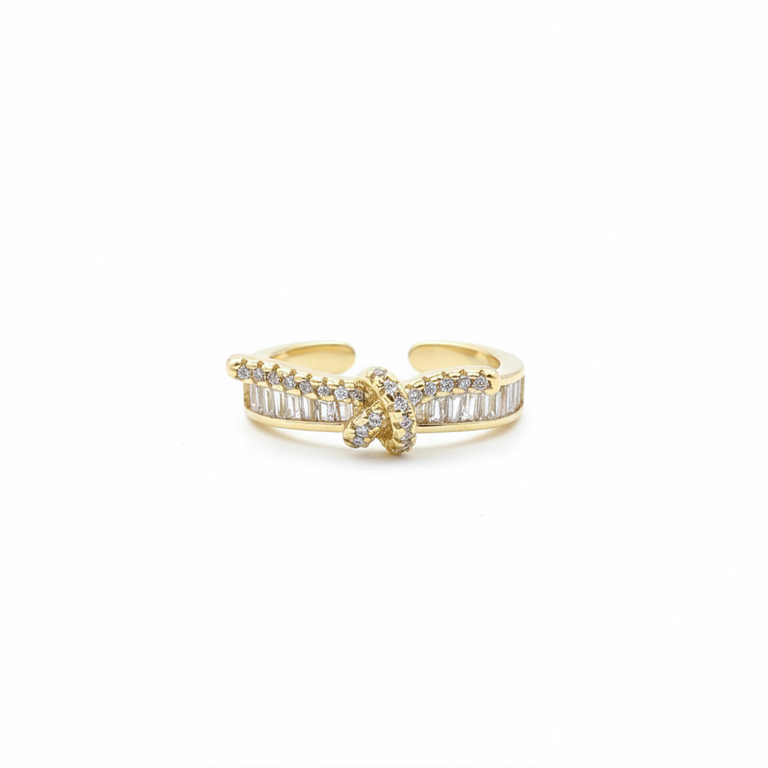Aurora Knot Crystal Ring GWR -49