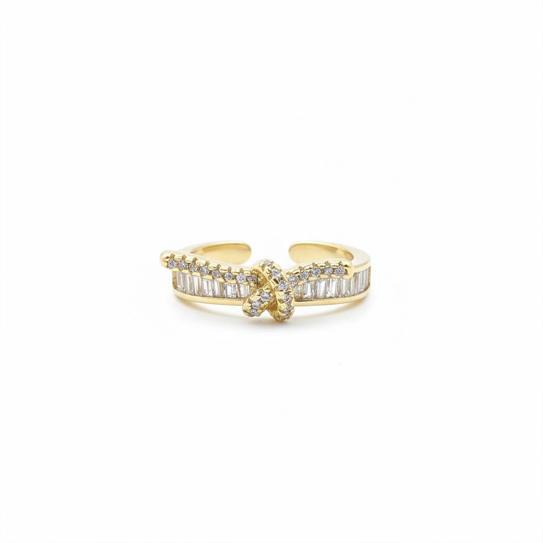 Aurora Knot Crystal Ring GWR -49