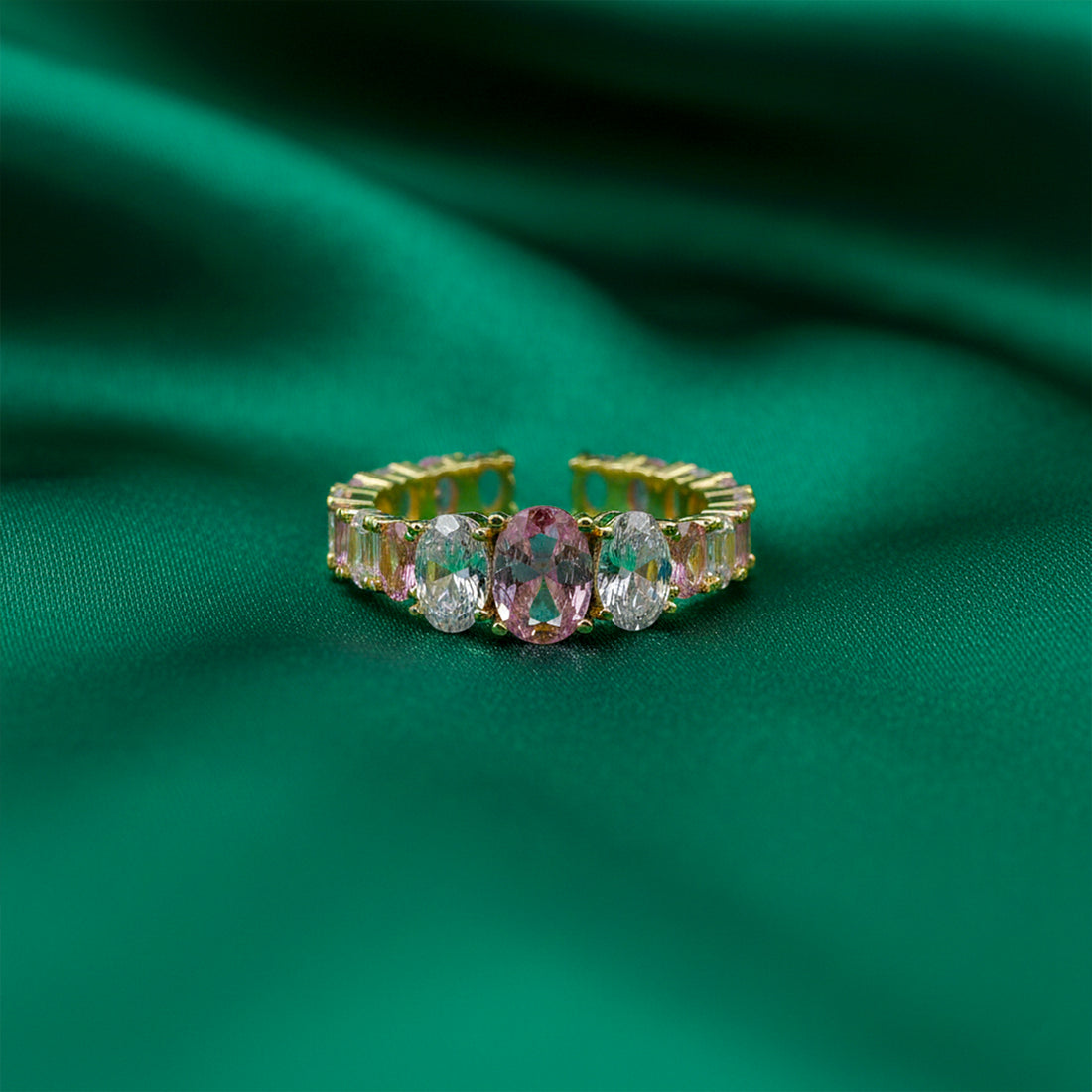 Blush Harmony Oval Band Ring GWR -58