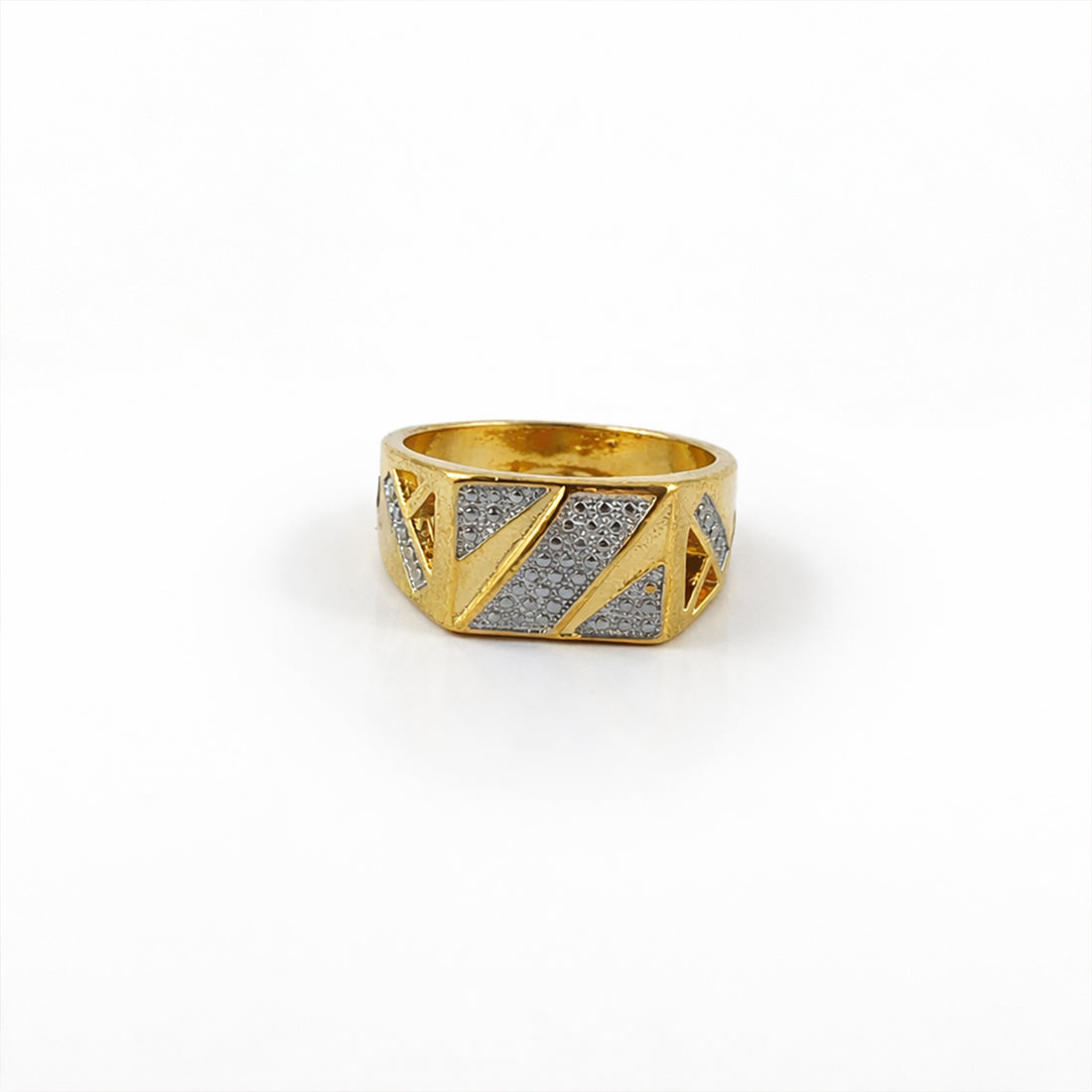 Golden Geo Mens Ring GMR -27