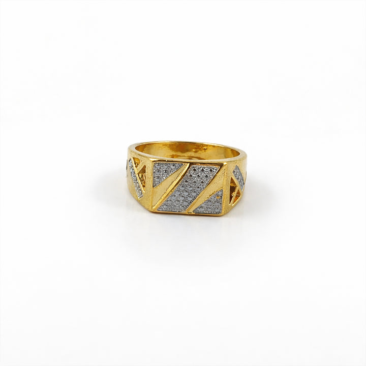 Golden Geo Mens Ring GMR -27