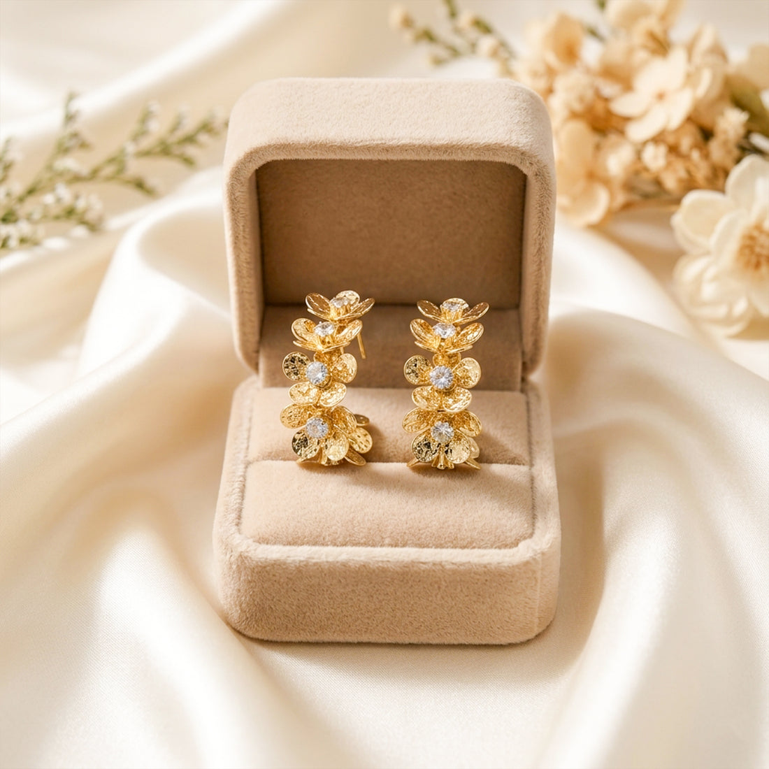 Flora Luxe Layered Earrings GWE -129