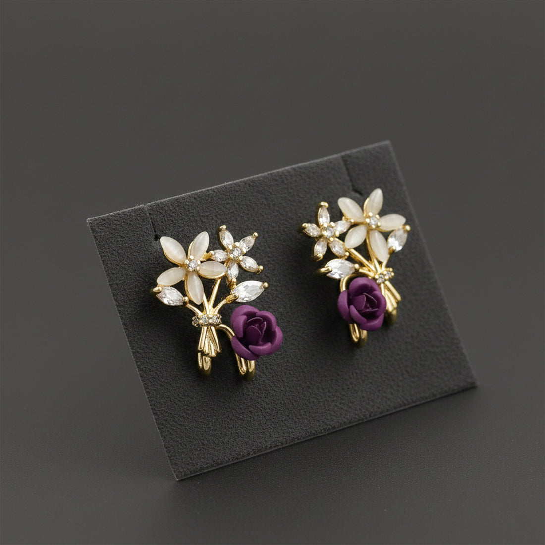 Floral Bouquet Earrings GWE -157