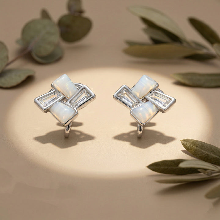 Arctic Luxe Geometric Earrings GWE -86