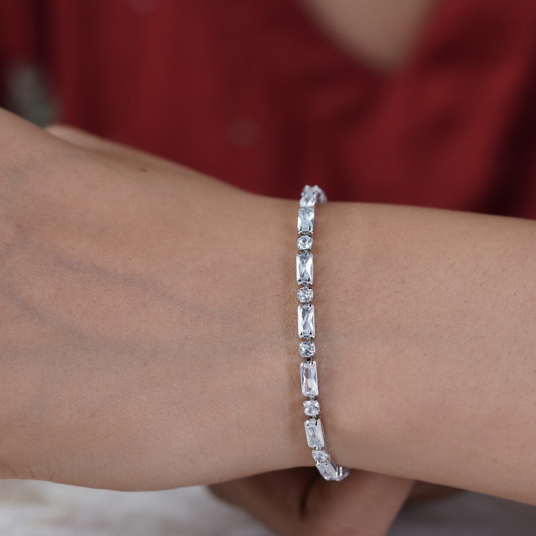 Interplay Tennis Bracelet