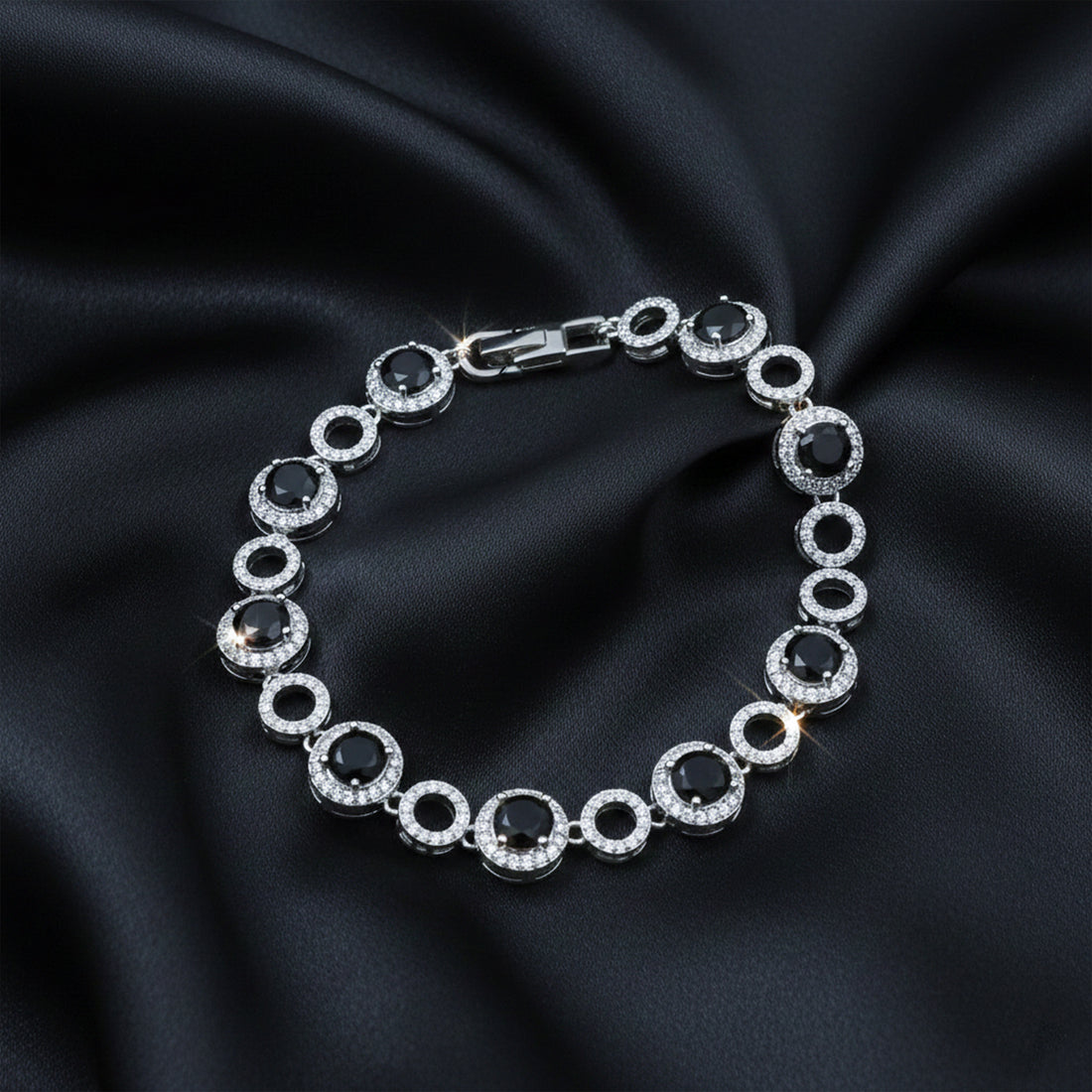 Halo Stone Tennis Bracelet GWB -139