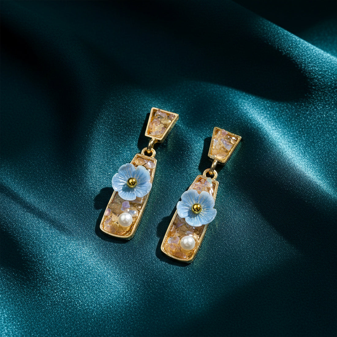 Golden Bloom Earrings GWE -241