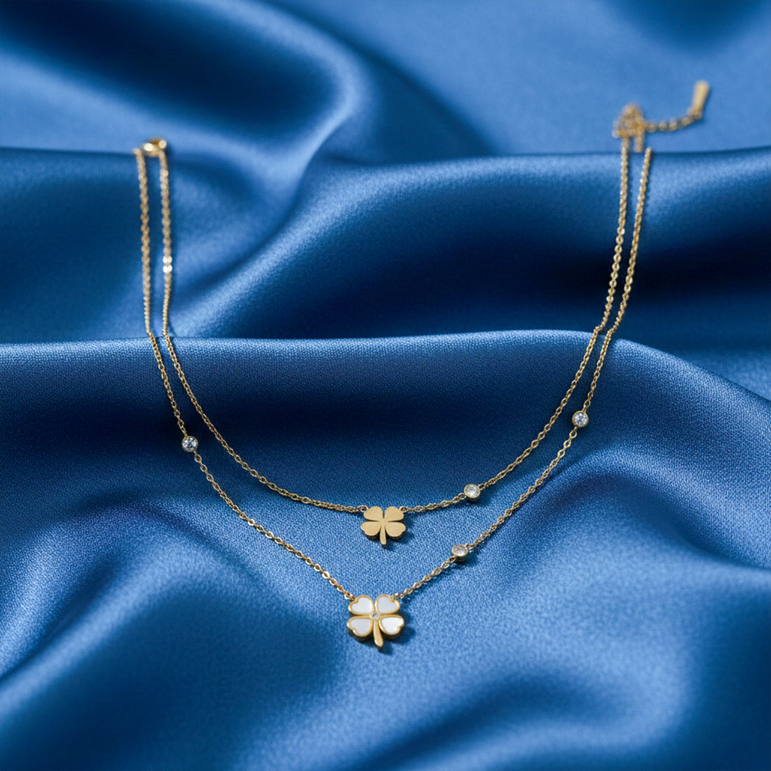 Lucky Clover Layered Necklace GWN -127
